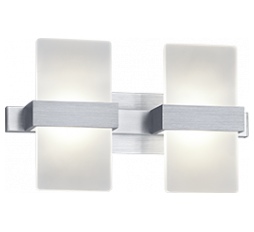 Slika izdelka: TRIO 274670205 PLATON stenska svetilka LED aluminij 2x4,5W SMD 2x430LM
