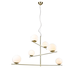 Slika izdelka: TRIO 302000608-OUTLET PURE viseča svetilka medenina 6x max.28W E14