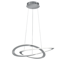 Slika izdelka: TRIO 321710107 OAKLAND viseča svetilka LED nikelj 1x52W 1x5650LM
