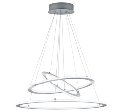 Slika izdelka: TRIO 321910307 DURBAN viseča svetilka LED nikelj 1x75W SMD 1x8000LM SwitchDIMM