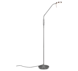Slika izdelka: TRIO 423310107 MONZA stoječa svetilka LED nikelj 1x12W SMD 1x1400LM