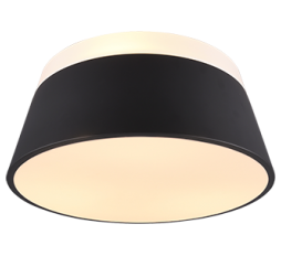 Slika izdelka: TRIO 608900342-OUTLET BARONESS stropna svetilka črna 3x max.15W E27