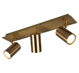 Slika izdelka: TRIO 802400304 MARLEY trojni reflektor rustikalna medenina 3x max.35W GU10
