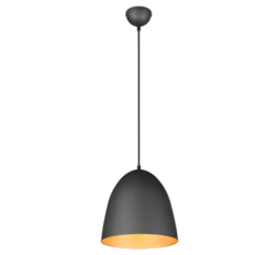 Slika izdelka: TRIO R30661080 TILDA viseča svetilka črna/zlata 1x max.40W E27
