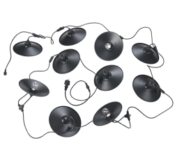 Slika izdelka: TRIO R74771932 CHAIN viseča svetilka črna incl.10x1W LED/100Lm/3000K    