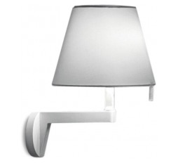Slika izdelka: ARTEMIDE 0721010A MELAMPO stenska svetilka s stikalom ON/OFF siva 1x max.46W E14 